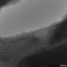 Hình 3 4 Ảnh TEM của mẫu Al SBA 15 Ảnh TEM của mẫu Al SBA 15 Hình 3 4 cho thấy 2