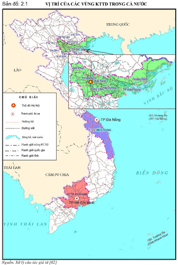 2 1 2 Vị trí của vùng KTTĐBB Vùng KTTĐBB là vùng đất có lịch sử phát triển 1