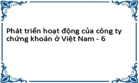 Phát triển hoạt động của công ty chứng khoán ở Việt Nam - 6