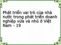 Phát triển vai trò của nhà nước trong phát triển doanh nghiệp vừa và nhỏ ở Việt Nam - 19