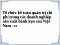 Tổ chức kế toán quản trị chi phí trong các doanh nghiệp sản xuất bánh kẹo của Việt Nam - 11