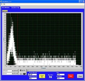 Hình 2 17a Phổ thời gian với 137 Cs khi không sử dụng lá chì dày 2 mm che trước 1