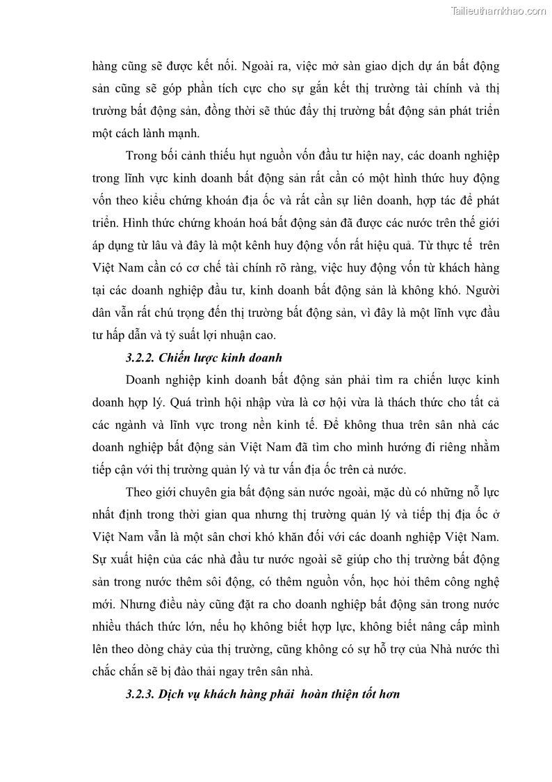 Khóa luận tốt nghiệp Sự biến động của thị trường bất động sản và ảnh hưởng của nó đến nền kinh tế Việt Nam - 11 Trang 81
