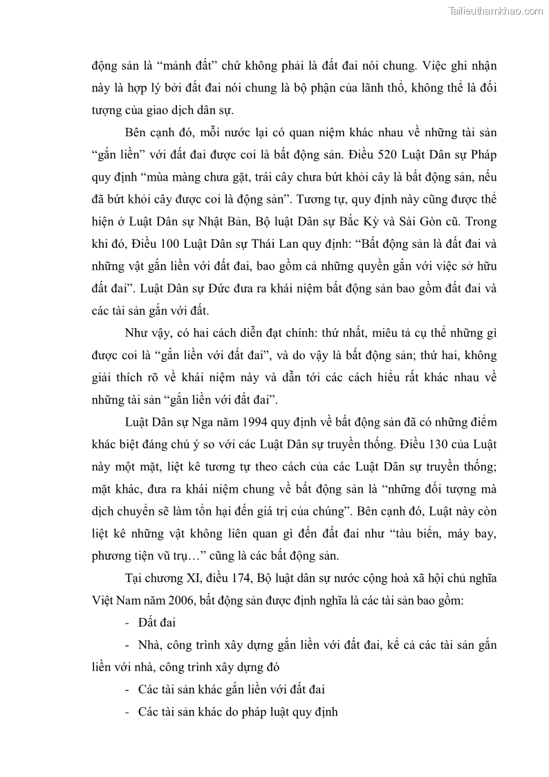 Khóa luận tốt nghiệp Sự biến động của thị trường bất động sản và ảnh hưởng của nó đến nền kinh tế Việt Nam - 2 Trang 9