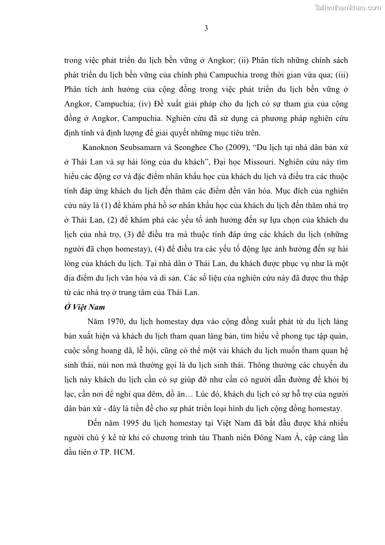 Luận văn Thạc sĩ Quản trị dịch vụ du lịch và lữ hành Phát triển du lịch Homestay tại Đà Lạt - 4 Trang 25