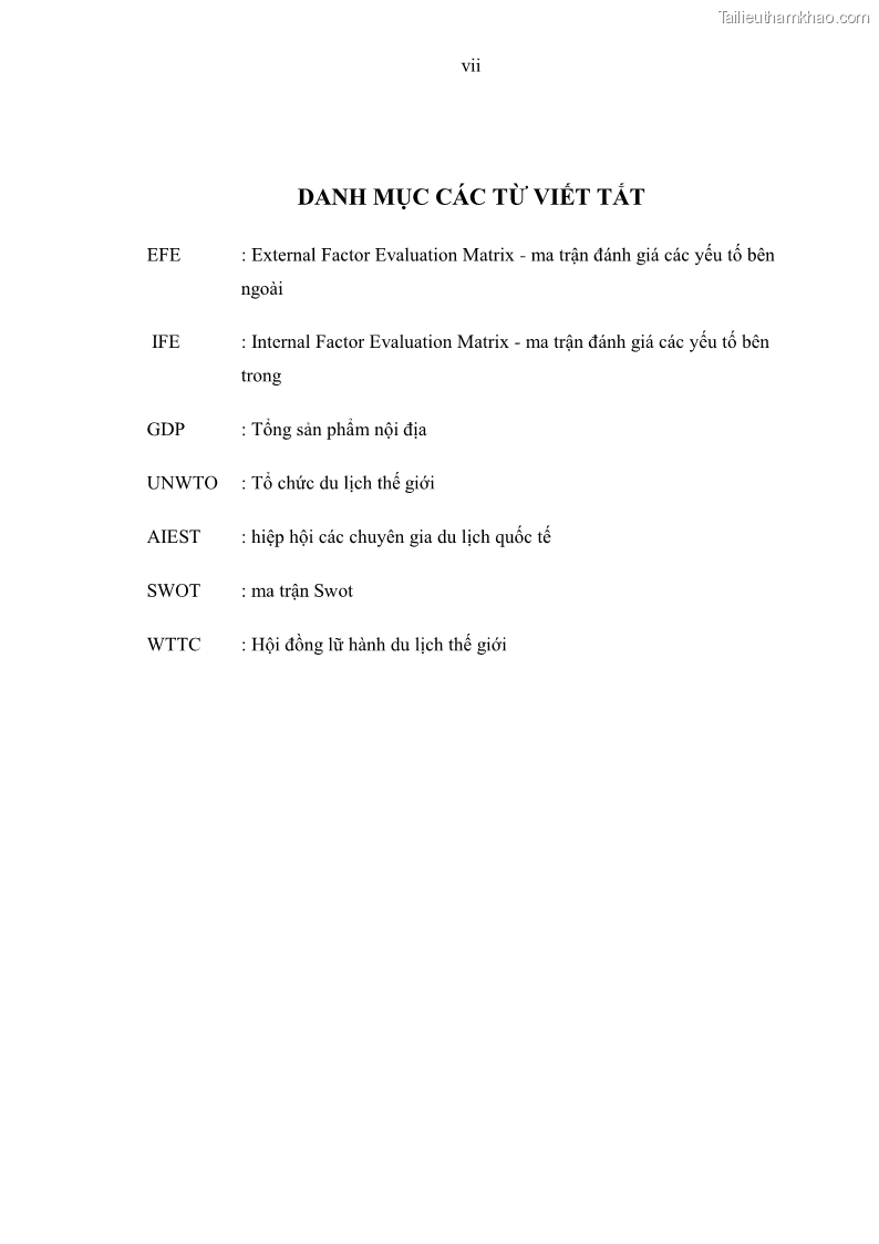 Luận văn Thạc sĩ Quản trị kinh doanh Đề xuất giải pháp phát triển du lịch tỉnh Bà Rịa – Vũng Tàu đến năm 2025 và Tầm nhìn đến năm 2030 - 2 Trang 9