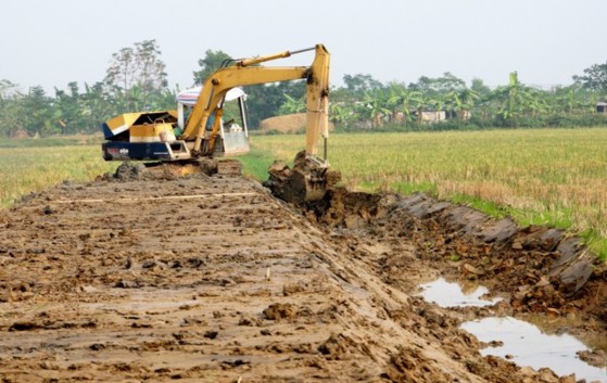 Hình ảnh 4 2 Xây dựng đường trục chính nội đồng xã Thanh Hương huyện Thanh 1