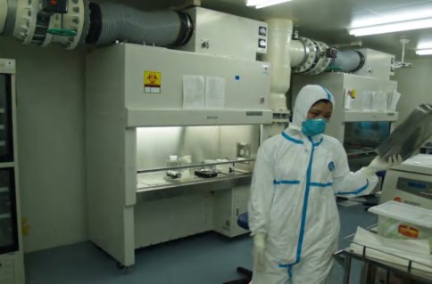 Phòng thí nghiệm ATSH cấp 2 Hình ảnh làm việc tại phòng thí nghiệm ATSH cấp 3 4