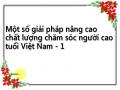 Một số giải pháp nâng cao chất lượng chăm sóc người cao tuổi Việt Nam - 1