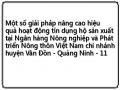Một số giải pháp nâng cao hiệu quả hoạt động tín dụng hộ sản xuất tại Ngân hàng Nông nghiệp và Phát triển Nông thôn Việt Nam chi nhánh huyện Vân Đồn - Quảng Ninh - 11
