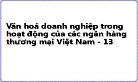 Văn hoá doanh nghiệp trong hoạt động của các ngân hàng thương mại Việt Nam - 13