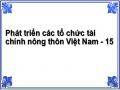 Phát triển các tổ chức tài chính nông thôn Việt Nam - 15