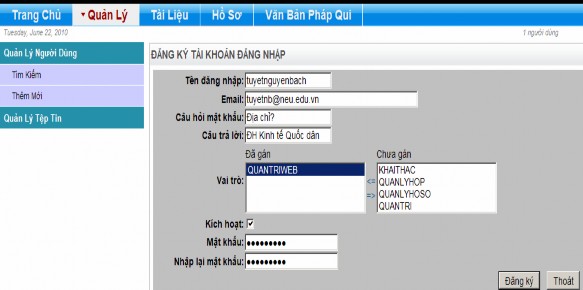 Giao diện quản lý các tệp tin Giao diện quản lý các tài liệu theo cấu trúc 33