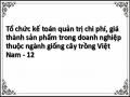 Tổ chức kế toán quản trị chi phí, giá thành sản phẩm trong doanh nghiệp thuộc ngành giống cây trồng Việt Nam - 12