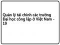 Quản lý tài chính các trường Đại học công lập ở Việt Nam - 19