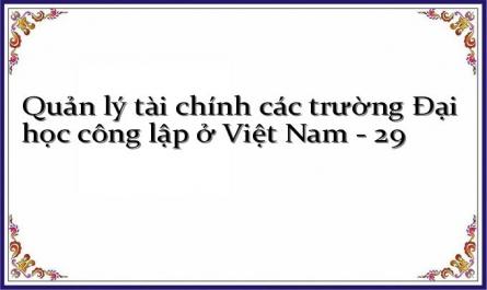 Quản lý tài chính các trường Đại học công lập ở Việt Nam - 29