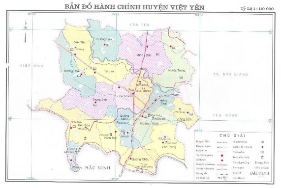 Hình 2 1 Địa điểm nghiên cứu Nghiên cứu được tiến hành tại huyện Việt 1