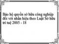 Bảo hộ quyền sở hữu công nghiệp đối với nhãn hiệu theo Luật Sở hữu trí tuệ 2005 - 18