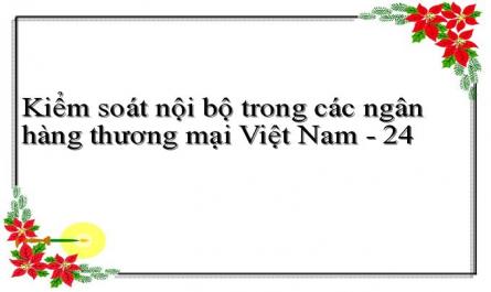 Kiểm soát nội bộ trong các ngân hàng thương mại Việt Nam - 24