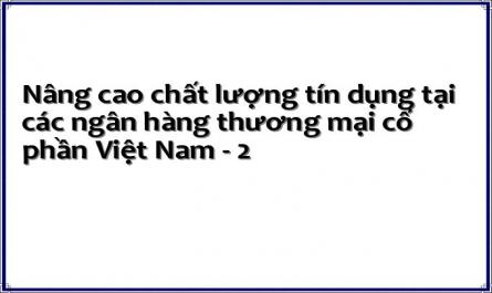 Nâng cao chất lượng tín dụng tại các ngân hàng thương mại cổ phần Việt Nam 1669220937 - 2
