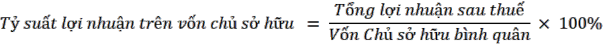 Chỉ tiêu này đo lường hiệu quả VCSH VCSH của NH đồng thời phản ánh khả 2