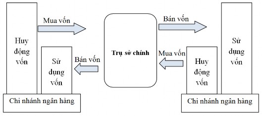 Sơ đồ 1 2 Quy trình hoạt động của cơ chế quản lý vốn tập trung của 2