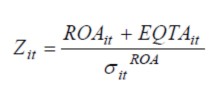 hàng cao  ROA là lợi nhuận trên tổng tài sản trung bình ba năm cho từng ngân 4