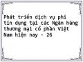 Phát triển dịch vụ phi tín dụng tại các Ngân hàng thương mại cổ phần Việt Nam hiện nay - 26