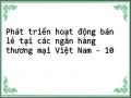 Phát triển hoạt động bán lẻ tại các ngân hàng thương mại Việt Nam - 10