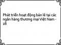 Phát triển hoạt động bán lẻ tại các ngân hàng thương mại Việt Nam - 28
