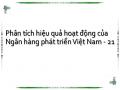 Phân tích hiệu quả hoạt động của Ngân hàng phát triển Việt Nam - 21