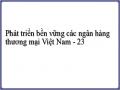 Phát triển bền vững các ngân hàng thương mại Việt Nam - 23