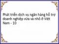 Phát triển dịch vụ ngân hàng hỗ trợ doanh nghiệp vừa và nhỏ ở Việt Nam - 10