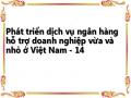 Phát triển dịch vụ ngân hàng hỗ trợ doanh nghiệp vừa và nhỏ ở Việt Nam - 14