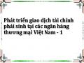 Phát triển giao dịch tài chính phái sinh tại các ngân hàng thương mại Việt Nam - 1