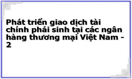 Phát triển giao dịch tài chính phái sinh tại các ngân hàng thương mại Việt Nam - 2