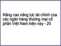 Định Hướng Nâng Cao Năng Lực Tài Chính Của Các Ngân Hàng Thương Mại Cổ Phần Việt Nam Đến