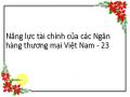Năng lực tài chính của các Ngân hàng thương mại Việt Nam - 23