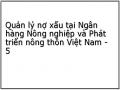 Quản lý nợ xấu tại Ngân hàng Nông nghiệp và Phát triển nông thôn Việt Nam - 5