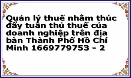 Quản lý thuế nhằm thúc đẩy tuân thủ thuế của doanh nghiệp trên địa bàn Thành Phố Hồ Chí Minh 1669779753 - 2