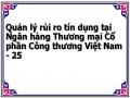 Quản lý rủi ro tín dụng tại Ngân hàng Thương mại Cổ phần Công thương Việt Nam - 25