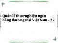 Quản lý thương hiệu ngân hàng thương mại Việt Nam - 22