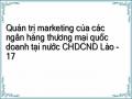 Quản trị marketing của các ngân hàng thương mại quốc doanh tại nước CHDCND Lào - 17