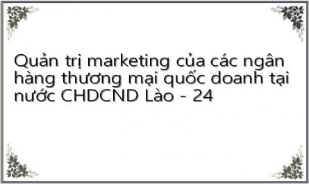 Quản trị marketing của các ngân hàng thương mại quốc doanh tại nước CHDCND Lào - 24