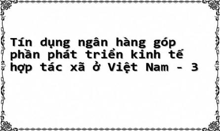 Vai Trò Kinh Tế Htx Trong Cơ Cấu Nền Kinh Tế Nhiều Thành Phần Ở Việt Nam