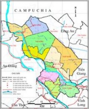 Nguồn www dongthap gov vn Diện tích c ủa tỉnh Đồng Tháp là 3 379 km 2 đứng 2