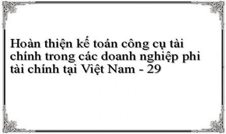 Hoàn thiện kế toán công cụ tài chính trong các doanh nghiệp phi tài chính tại Việt Nam - 29