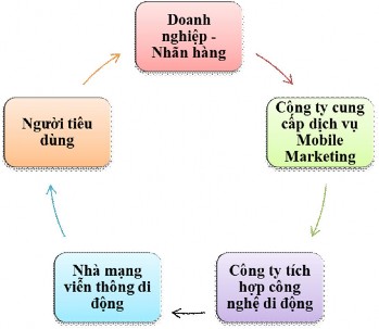 Hình 2 6 Chuỗi cung cấp dịch vụ Mobile Marketing Nguồn Nester Lyall 2003 2 6 1 1