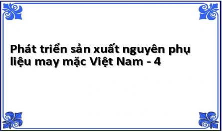 Nhập Khẩu Nguyên Phụ Liệu May Mặc Việt Nam 2002 -2007