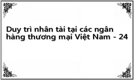 Duy trì nhân tài tại các ngân hàng thương mại Việt Nam - 24